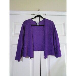 Catherines Cardigan Womens 3X Open Front Lightweight Long Sleeve Plus Size